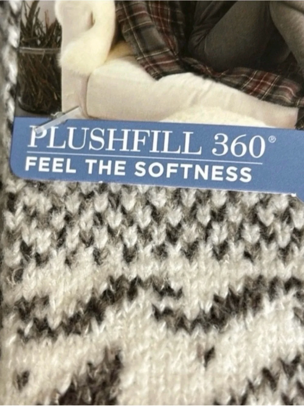 New Cuddl Duds Socks Women’s 2 Pair Brown & White Soft Leg Layering Crew Casual